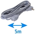 thumbnail image 4 of Extensión Eléctrica trenzada Iusa 16 AWG 5 m Color gris, 4 of 4