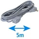 thumbnail image 4 of Extensión Eléctrica trenzada Iusa 16 AWG 5 m Color gris, 4 of 4