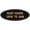 Black Gold, variant on Signs ByLITA Oval Quiet Hours 10PM to 8AM Sign - Laser-Engraved Lettering | Durable ABS Plastic | Vibrant Colors | Powerful Foam Tape (White) - Medium