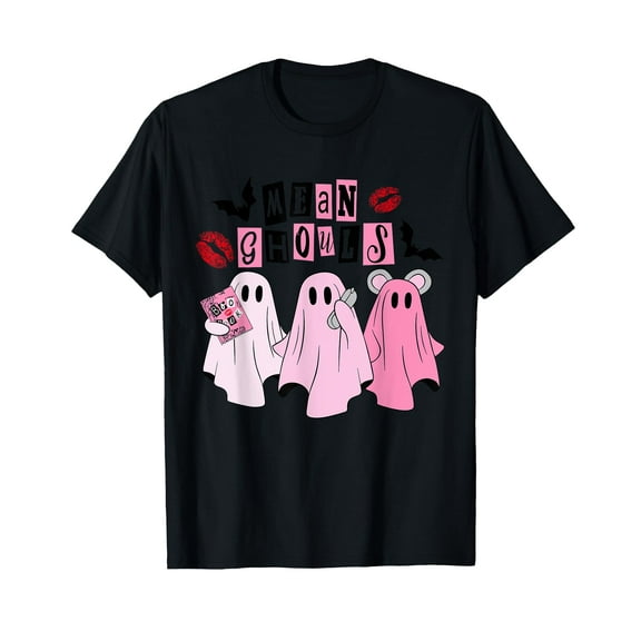 Cute Ghost Mean Ghouls Funny Halloween Costume Spooky Season T-Shirt