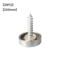 thumbnail image 1 of Tornillo para espejo Armario Espejo Mesa de té Cristal Tapa de fijación superior Tapa Tornillo Uñas Hardware, 25 mm sidaley HA000845-07, 1 of 6
