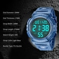 thumbnail image 5 of Watches for Man Digital Watches Waterproof Sport Watch with LED Backlight, Running Sports Digital Watch Gifts for Man Father's Day Gift, 5 of 6