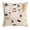 B, variant on LiUMX Halloween Linen Embroidered Throw Pillow Cover, Warm Beige with Ghosts, Mummies, Bats and Stars, Hidden Zipper Cushion Case for Sofa Bed Porch Halloween Decor