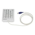 thumbnail image 2 of Teclado numérico de 21 teclas, interruptor de acción lineal DC 5V, Mini teclado numérico USB portátil con pies antideslizantes para ordenadores portátiles y de escritorio, 2 of 14