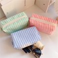 thumbnail image 4 of Washranp Women Cosmetic Bag,Cotton Large Capacity Toiletry Storage Handbag with Zipper, 4 of 4