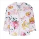 thumbnail image 5 of Camiseta de Verano para Mujer, Elegante, Informal, con Mangas 3/4, Cuello en V, Estilo Étnico Bohemio y Estampado Acampanado. y Rojo L, 5 of 10