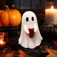 thumbnail image 6 of Halloween Cute Ghost Ghost Holding Coke, Ghost Coke Can Figurine Decor, Spooky Beverage Holder Figurine, Halloween Decorations for Tabletop, Party Decor (Silver), 6 of 8
