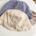 thumbnail image 5 of CoCopeaunts Bucket Hat for Women Summer Thin Section Solid Color Flat Top Bucket Cap Simple Pleated Outdoor Casual Basin Hat, 5 of 8