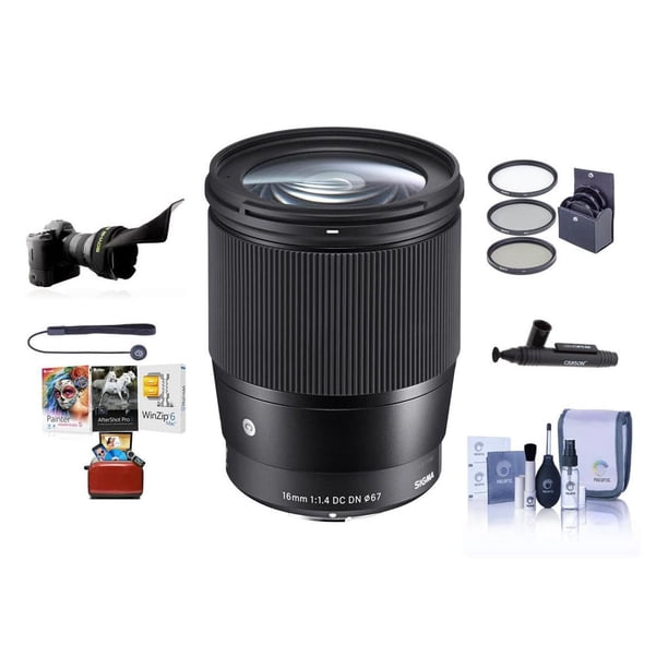 Lente Sigma 16 mm f/1.4 DC DN Contemporánea para Sony E