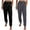 Black#04, variant on USNSM Women's Two Piece Sweatpants Length Pockets Pants Casual Workout Athletic Joggers Drawstring Waist Sweat Pants Black#04 S