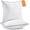 18x18 Inch, variant on Throw Pillows (Pack of 2, White), 20 x 20 Inches Decorative Pillow Insert for Couch, Sofa and Bed, Memory  Indoor Square Pillow Forms Stuffer