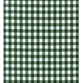 thumbnail image 2 of Checkered Panel Drape GINGHAM Buffalo POLYESTER PICNIC CHECKER Window Curtain", (Color:Hunter Green and White , Size: 59" W x 72" H), 2 of 3
