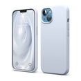 thumbnail image 1 of Funda de silicona líquida Elago para iPhone 13 de 6.1 pulgadas, azul claro, 1 of 8