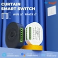 thumbnail image 3 of Tuya WiFi RF433 Control Remoto Mini Módulo de Interruptor de Cortina Inteligente, 3 of 6