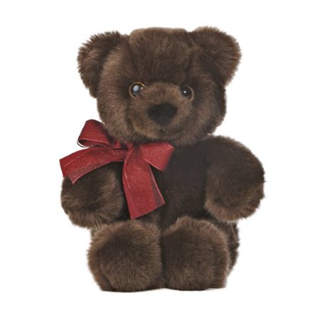 Aurora World Chocolate Cuddle Bear Plush Toy, 10.5"