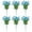 H, variant on 6PC Outdoor Artificial Flowers, Realistic Silk Morning Glory, Weather-Resistant Garden Decor, UV-Protected, Low Maintenance, Patio/Planter Arrangements, Fade-Proof, Injection Molded Stems