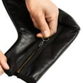 thumbnail image 5 of Waterproof PU Leather Slipper Socks for Women and Men Winter Warm Thick Fleece Lined Thermal Casual Home Carpet Socks, 5 of 9