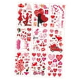 thumbnail image 4 of 9 pegatinas para ventana del día de San Valentín, pegatinas para ventana del día de San Valentín, pegatinas de corazón para nevera, calcomanías, 4 of 8
