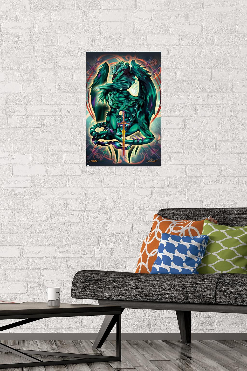 Ruth Thompson - Dragonblade Terrablade Wall Poster, 14.725" x 22.375"