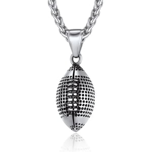 ChainsProMax Football Pendant Necklace for Men