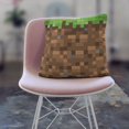 thumbnail image 2 of Juego de 1 funda de almohada decorativa Minecraft Dirt Block, funda de almohada Minecraft, funda de almohada lumbar estampada, cojín para sofá de coche, 2 of 3