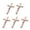 Beige, variant on Necvior 5pcs Wooden Christ Jesus for Cross Suffering Statue Religious Prayer Crucifix Hanging Pendant Hand Holding