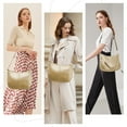 thumbnail image 5 of HuaAngel Shoulder Bag Fashion Retro Large Capacity Tote Bag for Women with Two Shoulder Strap, 5 of 6