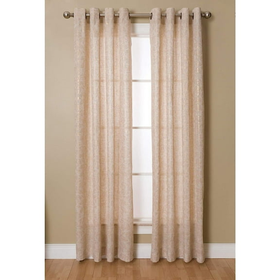 Miller Curtains Kailey Grommet Panel, 50″ x 84″, Gold