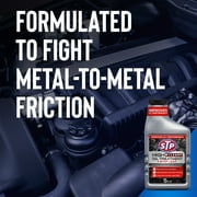 STP High Mileage Oil Treatment + Stop Leak Engine Oil Additive, 15 fl oz