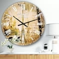 thumbnail image 2 of DesignArt Paris Memories Large Wall Clock, 2 of 2