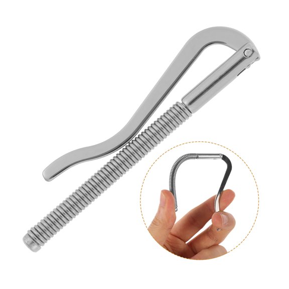 HEMOTON 5 Pcs Cash Clip Card Holder Clips Spring Wallet Man 7.50X1.50X0.50CM Silver