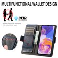 thumbnail image 4 of Case for Samsung Galaxy A23 Cover Leather Wallet Folio Case Book Design Flip Magnetic Closure - Blue, 4 of 5