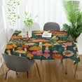 thumbnail image 3 of Yayeee Tablecloths 60" x 60" Rectangle Wrinkle Resistant Party Table Cover, Floral Mushroom, 3 of 8