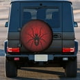thumbnail image 3 of Kdxio Spider on the Web for Tire Cover Wheel Protectors Tyre Covers Weatherproof Wheel Covers Universal Fit for Trailer Rv SUV Truck Camper Travel Trailers 14 inch, 3 of 8
