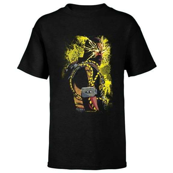 Marvel Spider-Man: No Way Home Electro Illustrated - Short Sleeve T-Shirt for Kids – Customized-Black