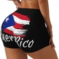 thumbnail image 2 of Women Yoga Shorts Puerto Rico Flag Workout Shorts Fitness quick-dry Ladies Yoga Gym Running Short Pants, 2 of 7