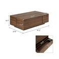 thumbnail image 2 of Harper & Bright Designs Rectangle Coffee Table with Drawers, Wood Center Table with Storage, Modern Coffee Table with Sliding Top, Walnut, 2 of 12