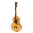 thumbnail image 1 of Miniature Acoustic Guitar, Miniature Guitar Basswood Decor Model Musical Instrument with Stand for Christmas, 1 of 7