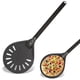 thumbnail image 5 of ¡Gran oferta! Pala negra para Pizza de 7 pulgadas para el hogar, pala de transferencia con tapa para horno con orificio de película dura de ánodo perforador, 5 of 6