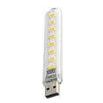 thumbnail image 1 of Wisewang Night Lights Portable 8 LED 200LM 3000K/7000K USB Interface Power Bank Lamp Warm 1Set, 1 of 6