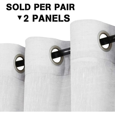 Extra Long Linen Curtains Window Treatments For Living Room Rich Sheer Curtain Panels And Ds Classic Nickel Grommet 52 By 108 Inch 2 Canada Linen Sheer Curtain Panels And Ds, Extra Long Curtain Panels