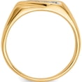 thumbnail image 2 of 14K Yellow Gold Diamond Mens Ring (Size 10) Made In India rm5816-013-ya, 2 of 5