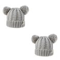 thumbnail image 1 of Qarigey Gorro con bolas de pompones esponjosos, tocado a la moda, orejeras plegables, gorros de gran elasticidad, hermoso regalo para niños, Gary Type2 NO2 Qarigey CBP255408, 1 of 5