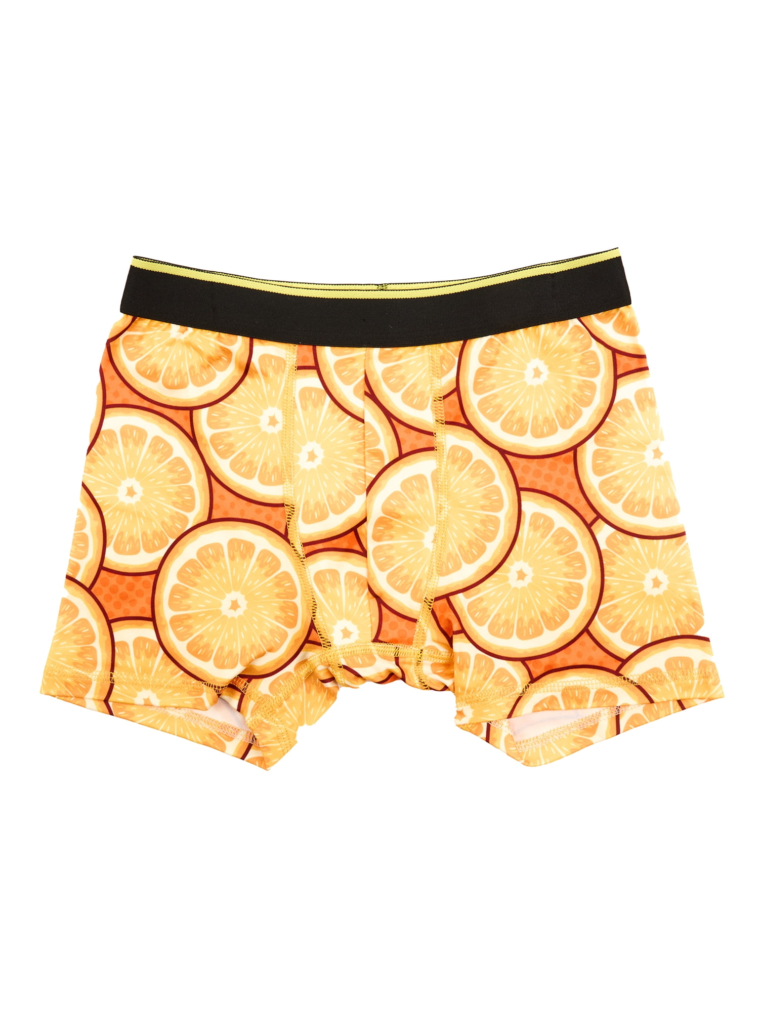 Wonder Nation Boys Boxer Brief Fruit Underwear, 4-Pack, Sizes S-XL