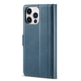 thumbnail image 3 of SaniMore for iPhone 14 Pro Max 6.7" 2022 Case, PU Leather Magnetic Flip Folio Shell with Card Holders RFID Blocking Kickstand Shockproof TPU Magnetic Closure Business Cover, Blue, 3 of 10