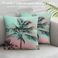 thumbnail image 3 of Leisuo YKMustwin case for Hair and Skin Pillowcase Tropical Summer Palm Tree Pillow Cases Cooling Covers with Zipper Closure White, 3 of 5
