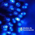 thumbnail image 2 of Serie de luces navideñas DOSYU 35 Metros Azul 700 LEDs, 2 of 8