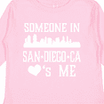 thumbnail image 4 of Inktastic San Diego Someone Loves Me Skyline Boys or Girls Long Sleeve Toddler T-Shirt, 4 of 5