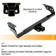 thumbnail image 3 of Kojem Adjustable 2" Trailer Hitch for Chevrolet Chrysler Dodge Ford GMC Isuzu Jeep Mazda Multi-Fit Receiver, 3 of 9