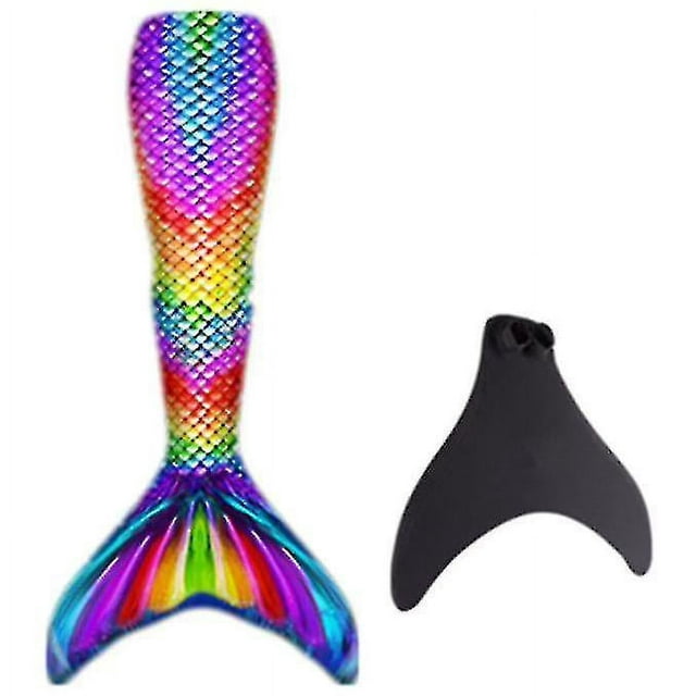 Adult Reinforced Mermaid Tail For Swimming, Monofin Included-week